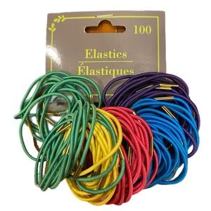 Elastics/Elastiques Ponytail Holders Quantity 100